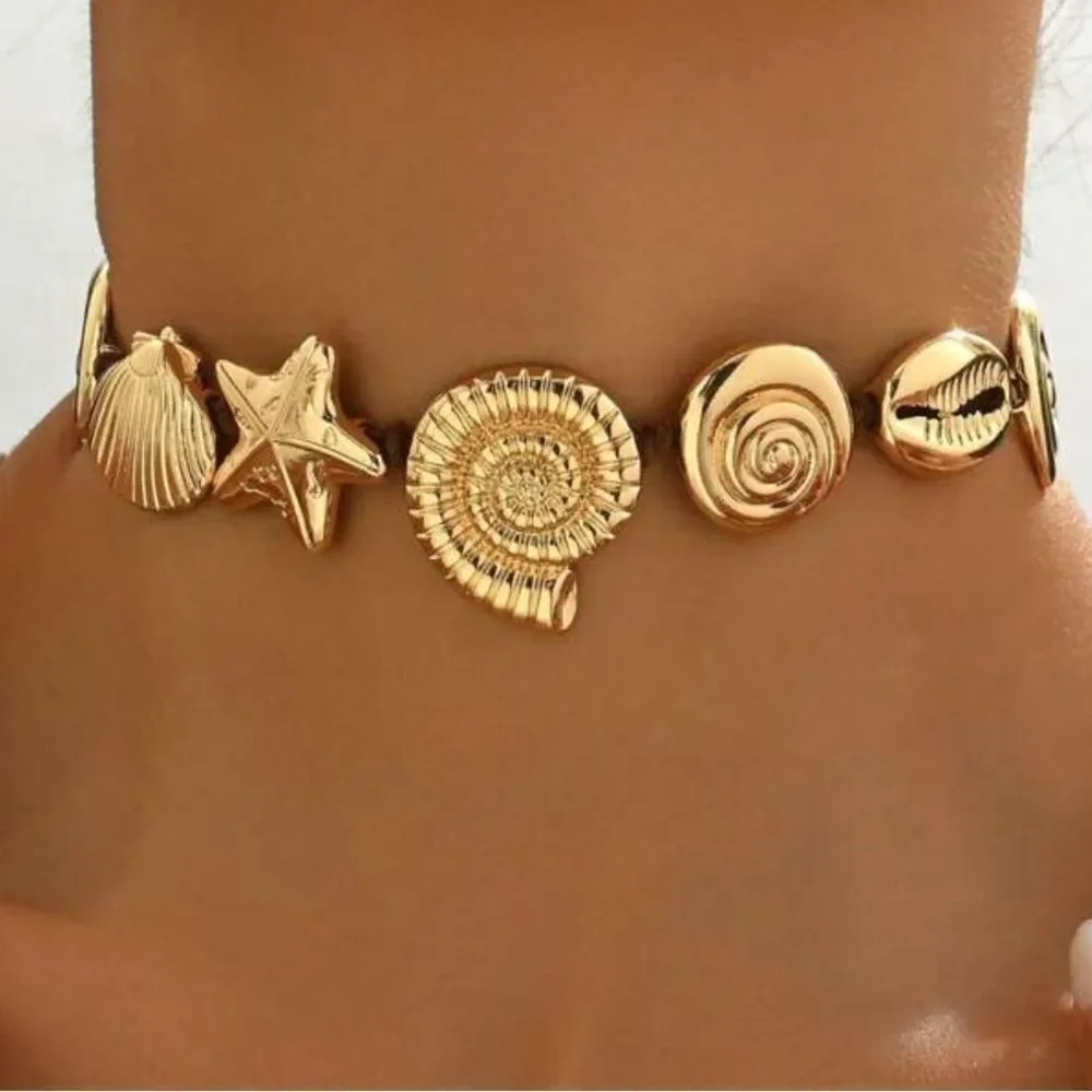 Seashell necklace N1626